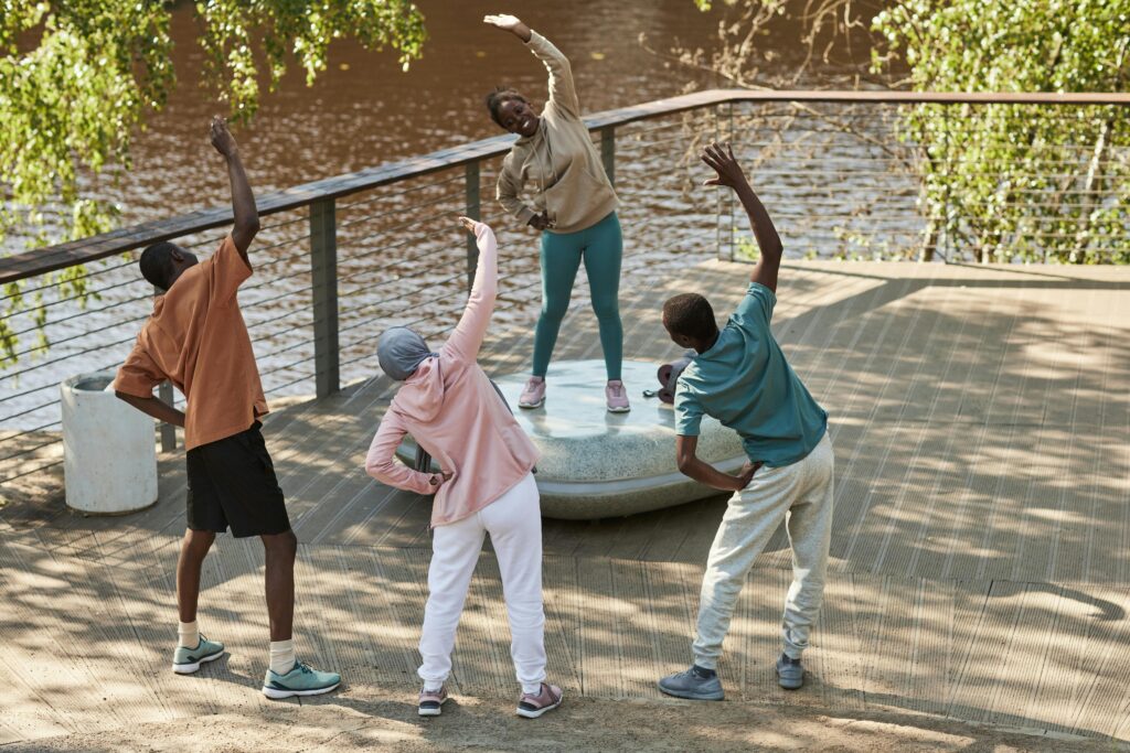 Certified PT coaching client in Birmingham Park