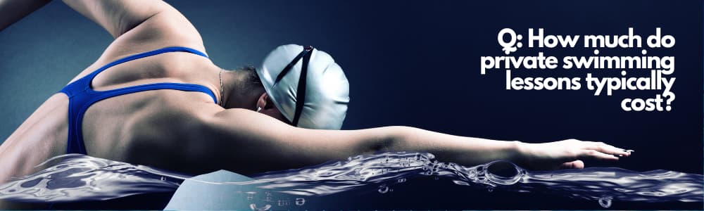 Swim instructor teaching a child to float during a beginner swimming lesson