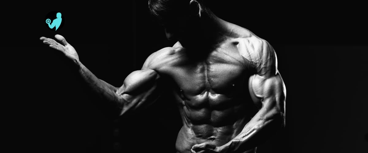 "Personal trainer coaching a client on bodybuilding techniques for muscle gain, strength, and body transformation."





