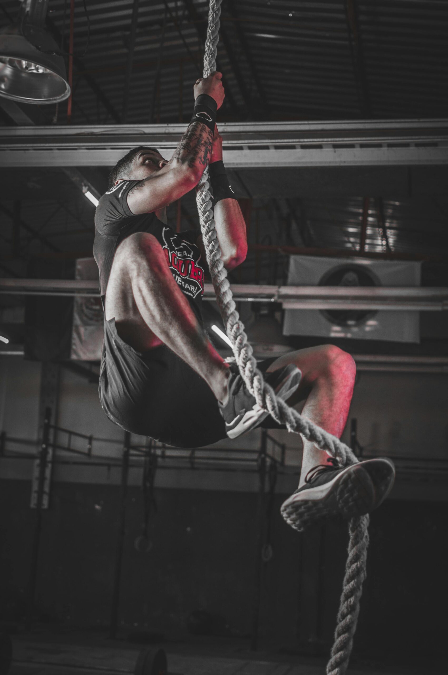 Female CrossFit athlete lifting weights in Sydney studio