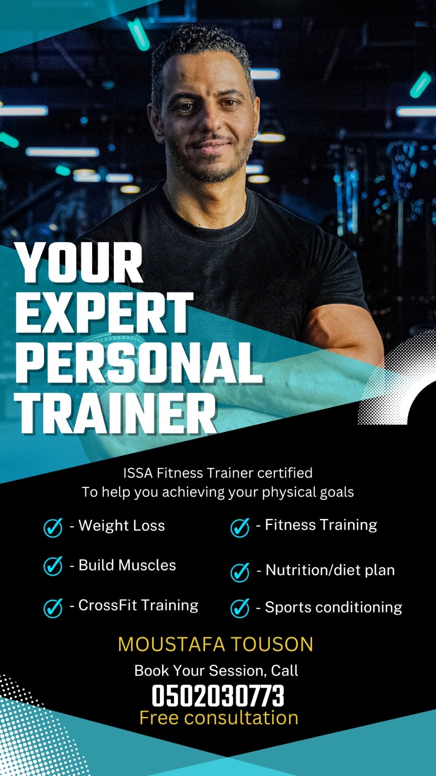 Certified Personal Trainer in Dubai – 20+ Years of Experience