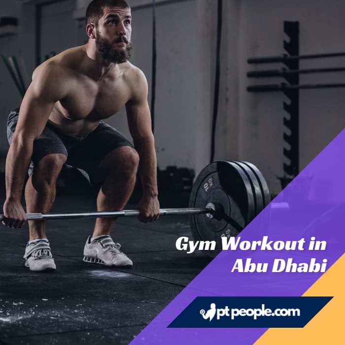 Abu Dhabi personal trainers offering beach bootcamp fitness class. (This describes the image, uses the location "Abu Dhabi" and the keyword "personal trainers", and highlights a unique training environment like a beach bootcamp)