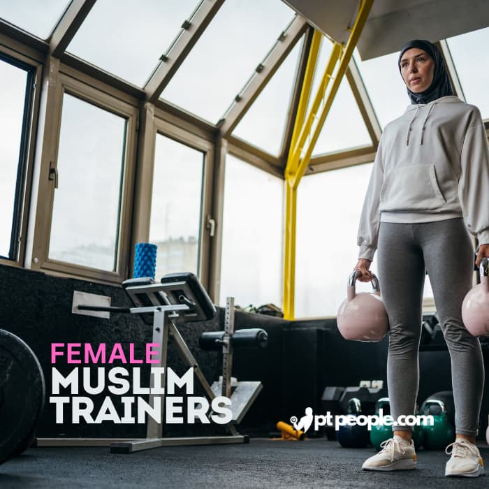 Empowering female personal trainers in Dubai leading a group fitness class for women. (This describes the trainers, location, and keyword "Female Personal Trainers Dubai", emphasizing a female-led group fitness experience).