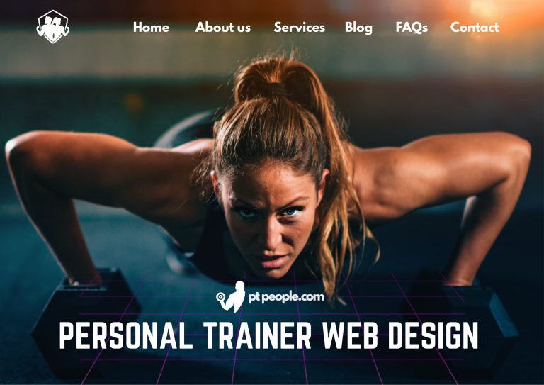 Arabic-friendly personal trainer website design for Doha-based coaches