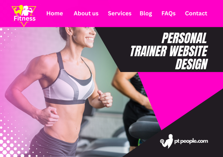 Custom personal trainer site template for trainers in Seoul