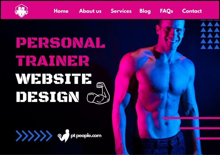 NYC personal trainer website design template for maximum client reach