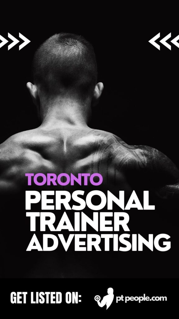 Personal trainer Toronto Athletic woman with defined abs and arms poses on a gym bench, looking at the camera.