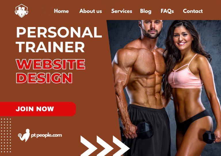Responsive personal trainer website for professionals in Sao Paulo